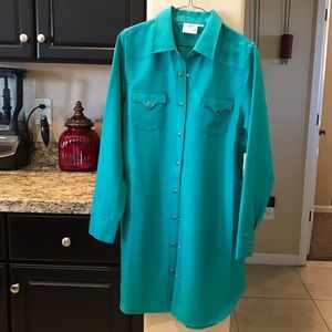 Cowgirl Justice Ladies shirt dress